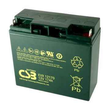 CSB EVX12170 (12V 17Ah) Electric Vehicle X VRLA AGM Battery
