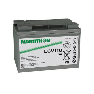 Exide Marathon L6V110 (6V 112Ah) Long-Life, VRLA AGM Battery