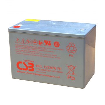 CSB HRL12330W (12V 101Ah) High-Rate & Long-Life VRLA AGM Battery