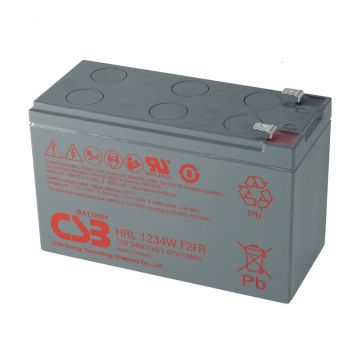 CSB HRL1234W (12V 9Ah) High-Rate & Long-Life VRLA AGM Battery