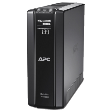 APC Power-Saving Back-UPS Pro 1500VA 230V Line Interactive UPS Front Angle