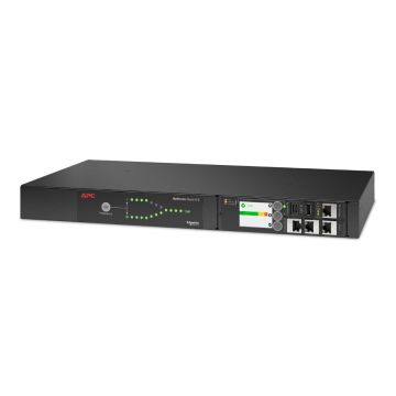 APC (AP4423A) Netshelter Rack ATS 230V, 1U - 16A - In: (2) C20 - Out: (8) C13 + (1) C19 - 01