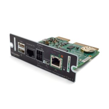 APC AP9643 UPS Network Management Card 3 w/ Environmental Monitoring & Modbus left