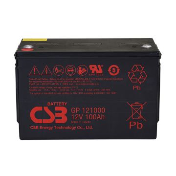 CSB GP121000 (12V 100Ah) General Purpose VRLA AGM Battery
