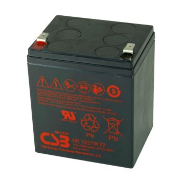 CSB HR1221W (12V 5Ah) High-Rate Discharge VRLA AGM Battery
