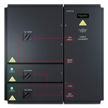 Schneider Electric Symmetra PX 96/160kVA Wall-Mounted Maintenance Bypass Panel, 400V - 01