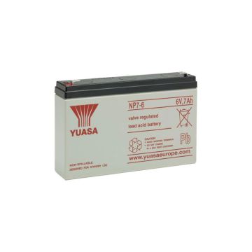 Yuasa NP7-6 (6V 7Ah) General Purpose VRLA Battery