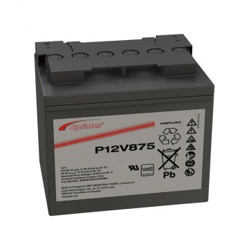 Exide Sprinter P12V875 (12V 41Ah) VRLA AGM Battery
