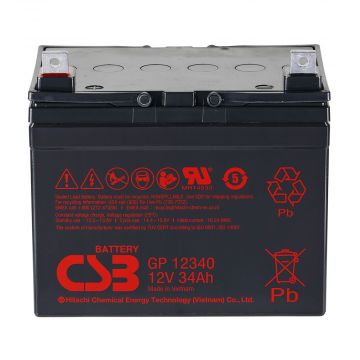 CSB GP12340 (12V 34Ah) General Purpose VRLA AGM Battery