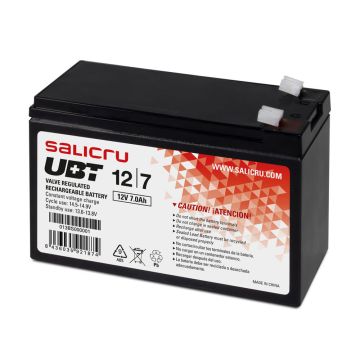 Salicru 013BS000001 UBT (12V 7Ah) Rechargeable VRLA Battery
