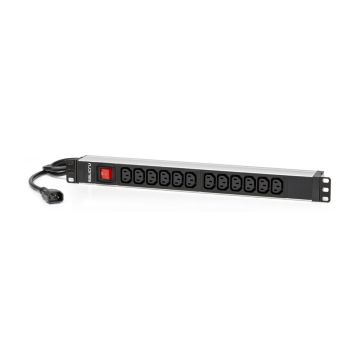 Salicru 680CA000002 SPS Rack PDU, IEC C14 Input, (12) IEC C13 Output - 01