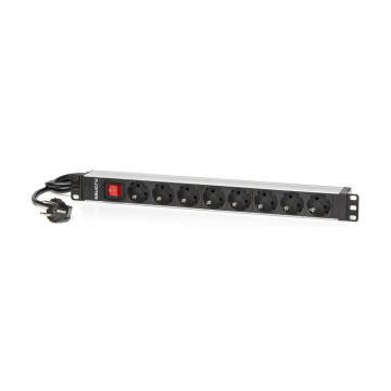 Salicru 680CA000003 SPS Rack PDU, Schuko Input, (8) Schuko Output - 01