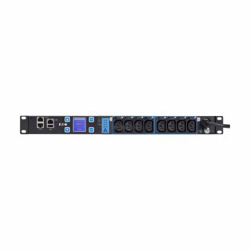 Eaton (EMAH28) Managed Rack PDU - 1U - In: C20 16A 1P - Out: (8) C13 - 01